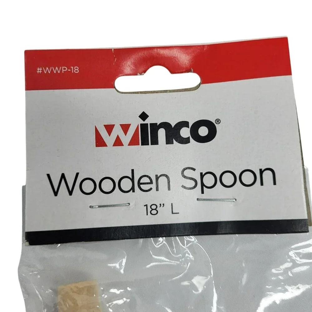 Winco Wooden Spoon 18